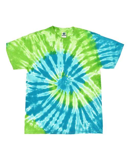 Unisex Multi-Color Tie-Dyed T-Shirt - St Lucia