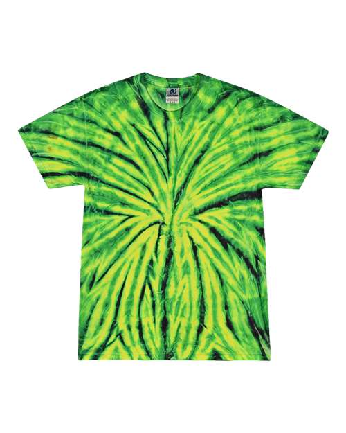 Unisex Multi-Color Tie-Dyed T-Shirt - Wild Spider