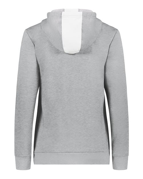 Women's Eco Revive™ Three-Season Triblend Fleece Hooded Sweatshirt - White/ Grey Heather