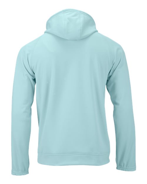 Unisex Vail Performance Fleece Hooded Sweatshirt - Aqua Blue