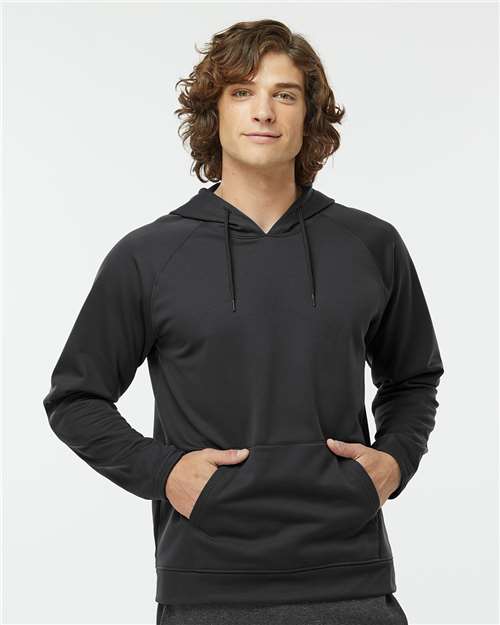 Unisex Vail Performance Fleece Hooded Sweatshirt - Black