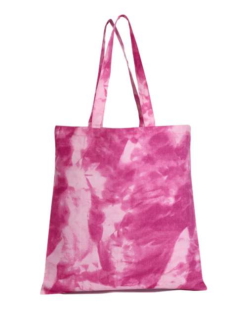 Tie-Dyed Canvas Bag - Pink Lady