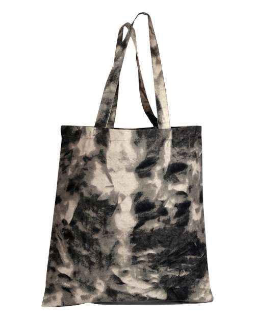 Tie-Dyed Canvas Bag - Stormy Ash