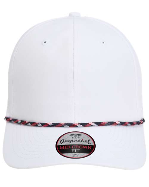 The Wingman Cap - White/ Navy/ White/ Red