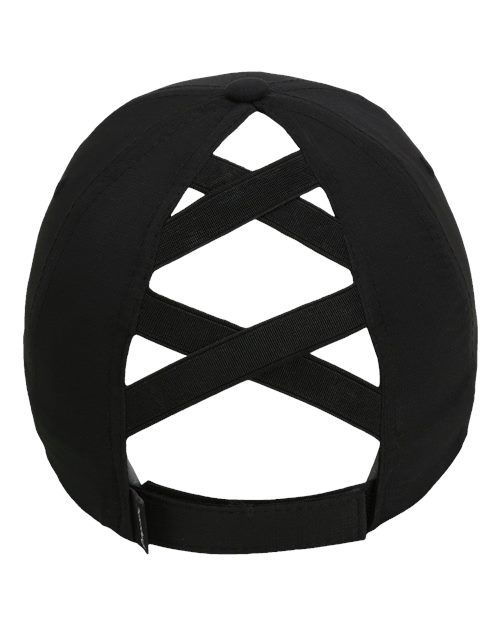 The Hinsen Performance Ponytail Cap - Black