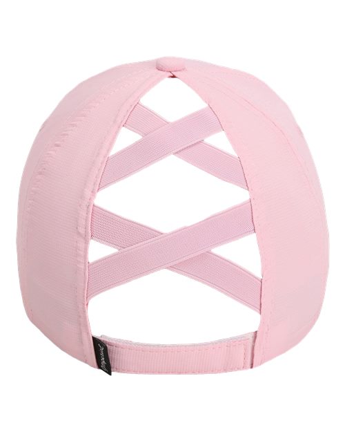 The Hinsen Performance Ponytail Cap - Light Pink