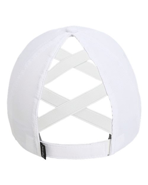 The Hinsen Performance Ponytail Cap - White