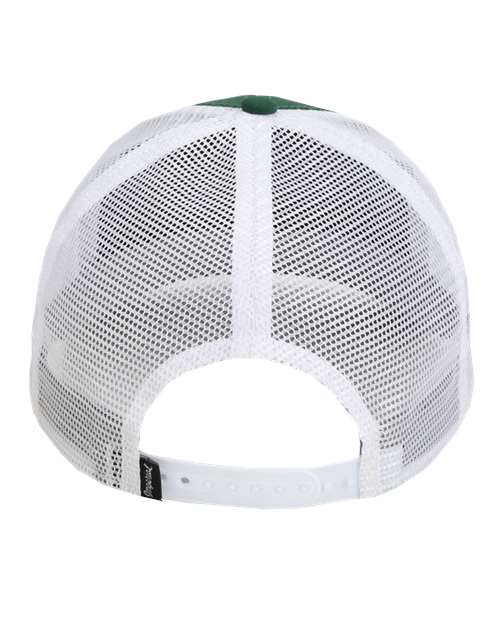 The Night Owl Performance Rope Cap - Forest/ White