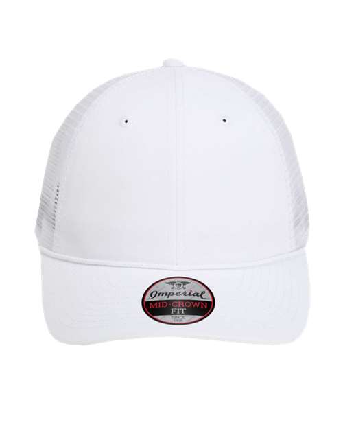 The Night Owl Performance Rope Cap - White/ White