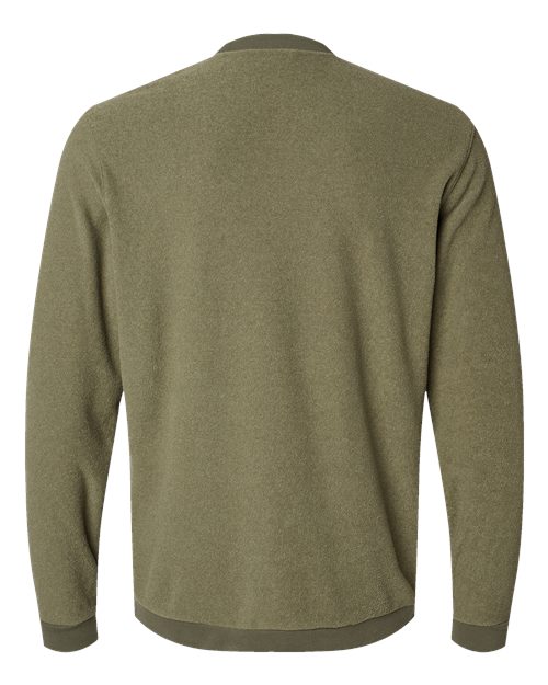 Men's Terry Loop Crewneck Sweatshirt - Olive Strata