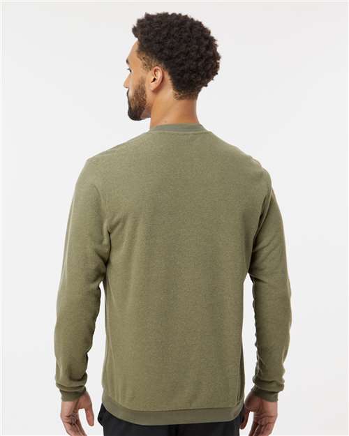 Men's Terry Loop Crewneck Sweatshirt - Olive Strata
