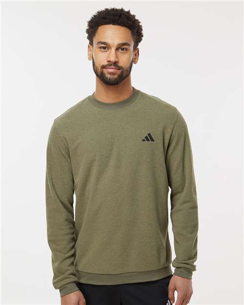Men's Terry Loop Crewneck Sweatshirt - Olive Strata