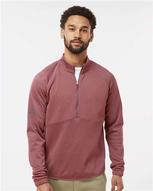 Men's Performance Quarter-Zip Pullover - Quiet Crimson