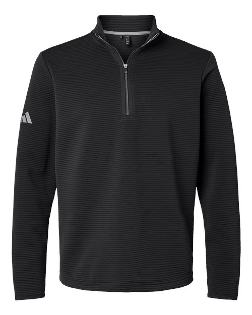 Men's Spacer Quarter-Zip Pullover - Black