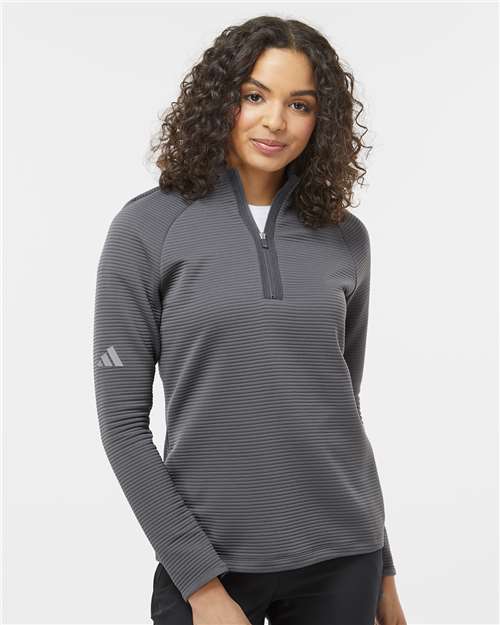 Women's Spacer Quarter-Zip Pullover - Grey Five