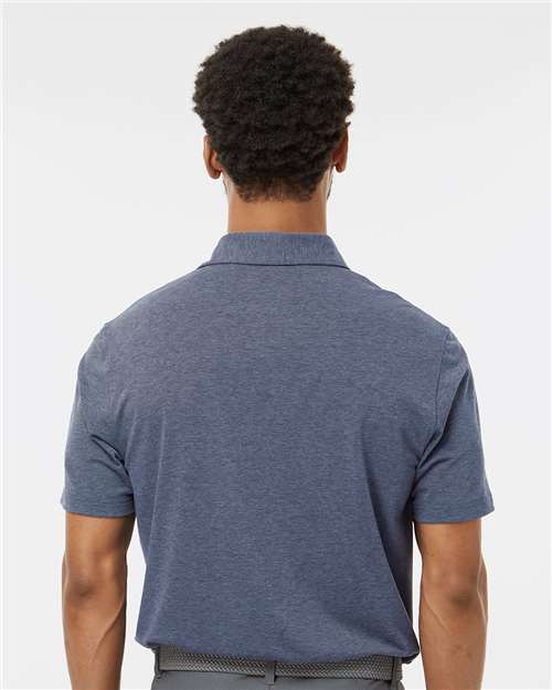 Men's Blended Polo - Collegiate Navy Melange
