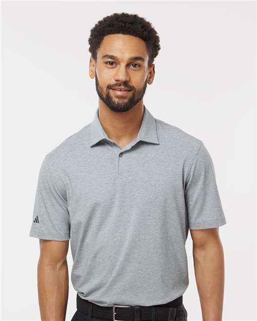 Men's Blended Polo - Grey Three Melange