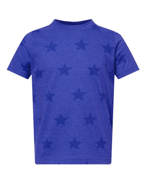 Toddler Star Print Tee - Royal Star