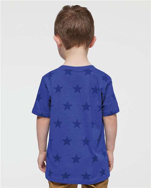 Toddler Star Print Tee - Royal Star
