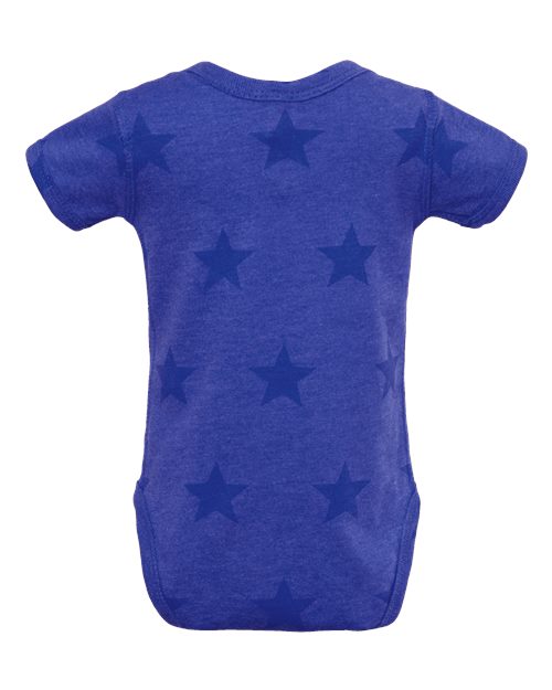 Infant Star Print Bodysuit - Royal Star