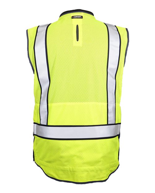 Unisex Tool Tethering Class 2 Vest - Lime