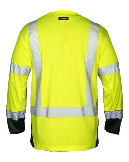 Unisex Premium Black Series® Cool Touch Class 3 Long Sleeve T-Shirt - Lime