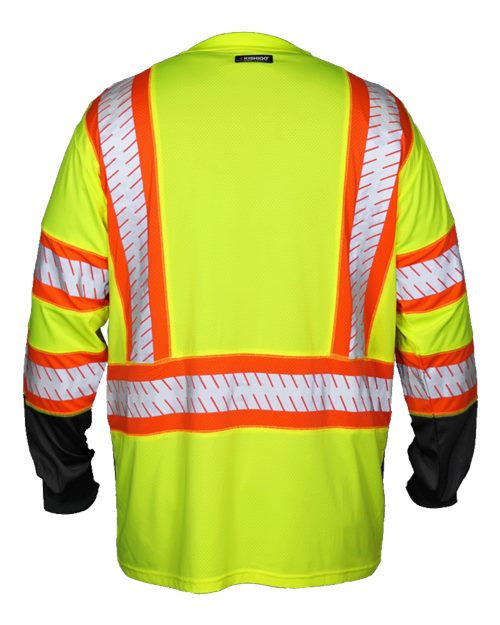 Unisex DOT Class 3 Long Sleeve T-Shirt - Lime