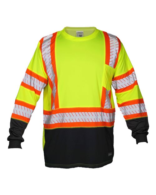 Unisex DOT Class 3 Long Sleeve T-Shirt - Lime