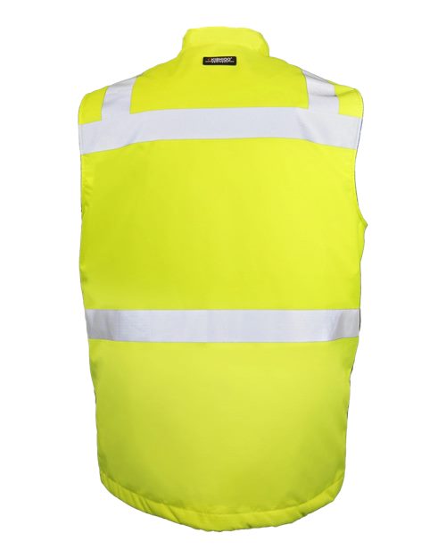 Unisex Insulated Class 2 Vest - Lime