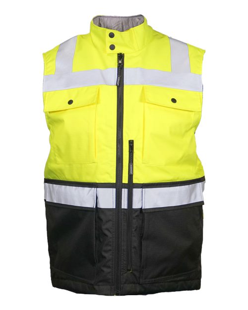 Unisex Insulated Class 2 Vest - Lime