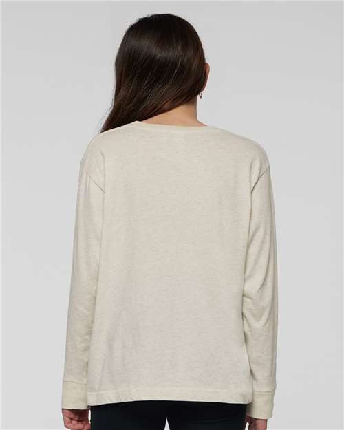 Youth Fine Jersey Long Sleeve Tee - Natural Heather