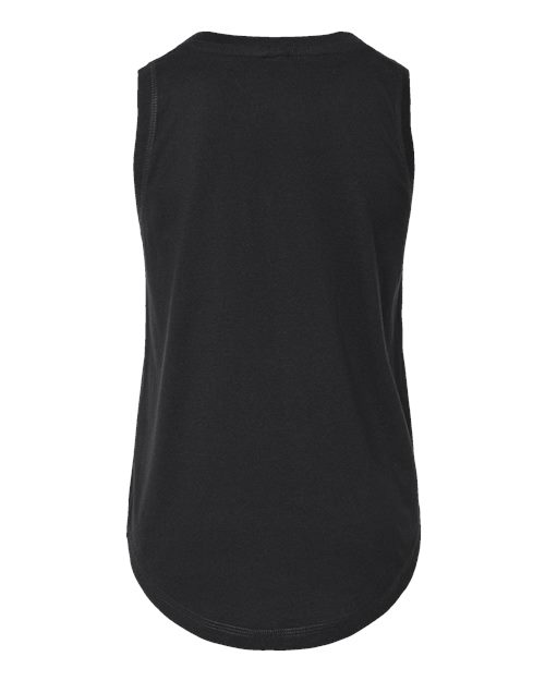 Girls' Relaxed Fine Jersey Tank - Black