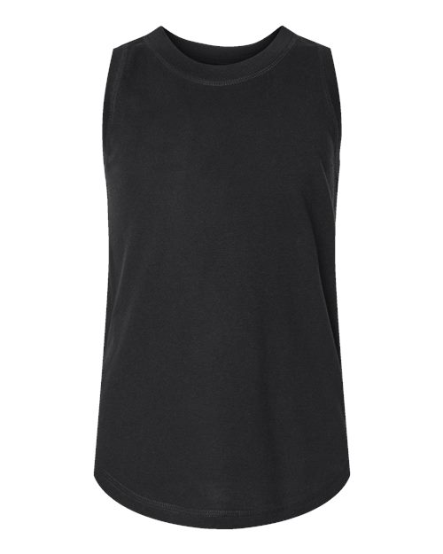 Girls' Relaxed Fine Jersey Tank - Black