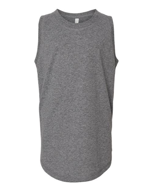 Girls' Relaxed Fine Jersey Tank - Granite Heather