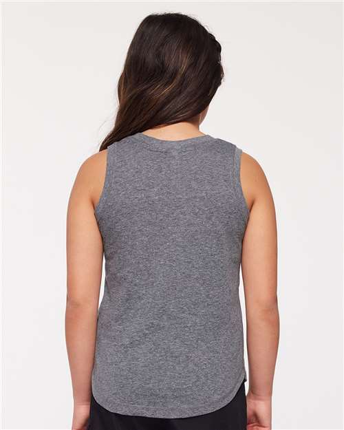 Girls' Relaxed Fine Jersey Tank - Granite Heather