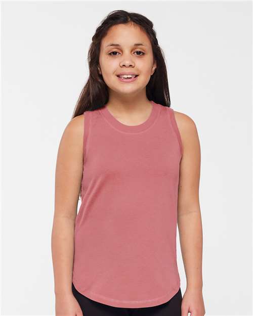 Girls' Relaxed Fine Jersey Tank - Mauvelous