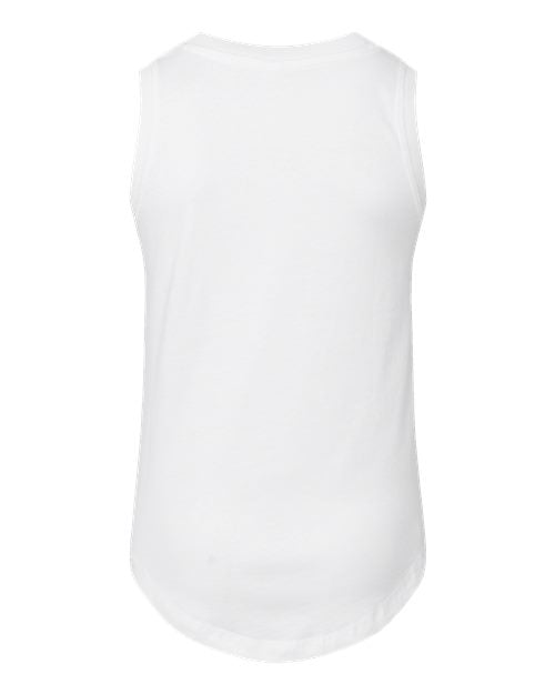 Girls' Relaxed Fine Jersey Tank - White