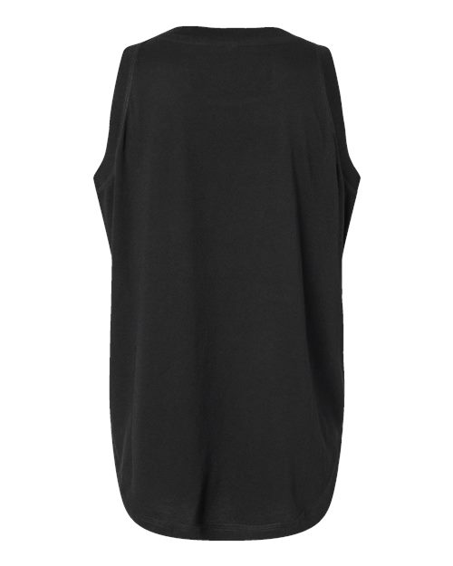 Women's Relaxed Fine Jersey Tank - Black