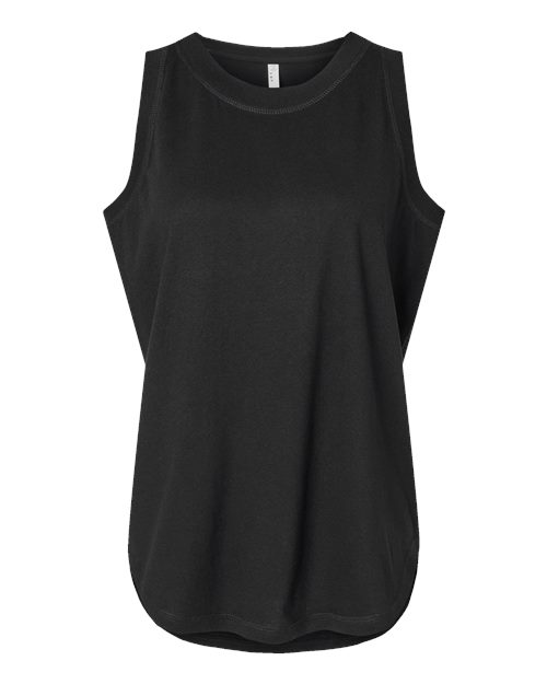 Women's Relaxed Fine Jersey Tank - Black