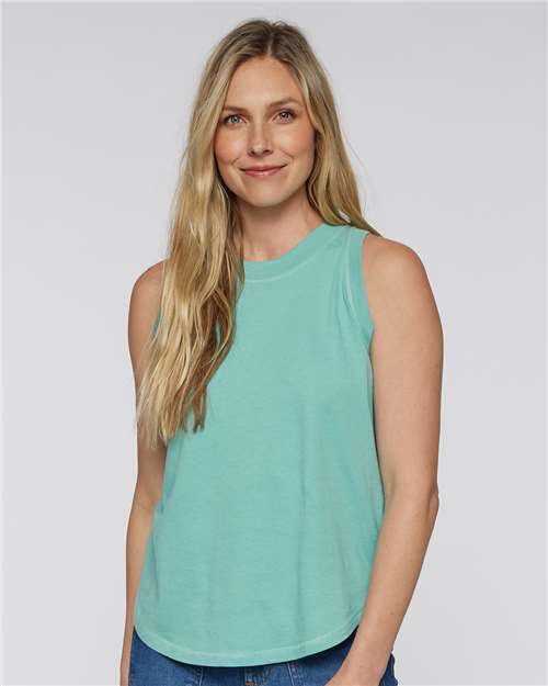 Women's Relaxed Fine Jersey Tank - Saltwater