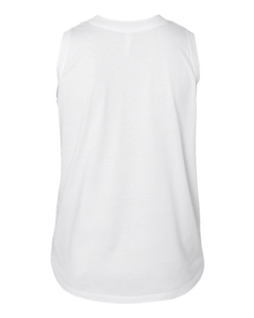 Women's Curvy Relaxed Fine Jersey Tank - White