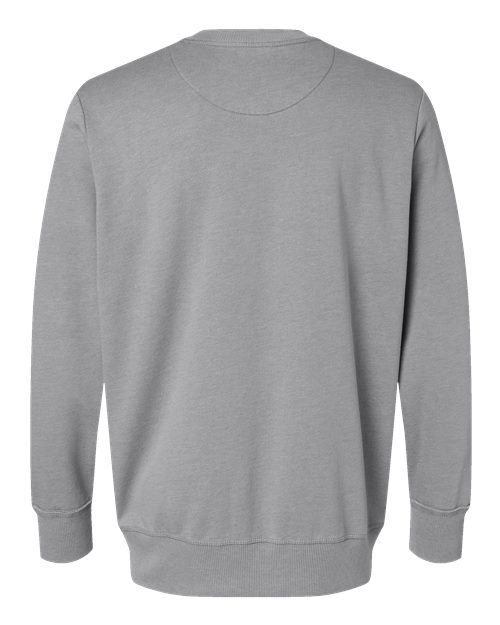 Unisex Vintage Wash Fleece Crewneck Sweatshirt - Washed Grey