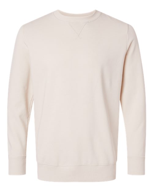 Unisex Vintage Wash Fleece Crewneck Sweatshirt - Washed Natural