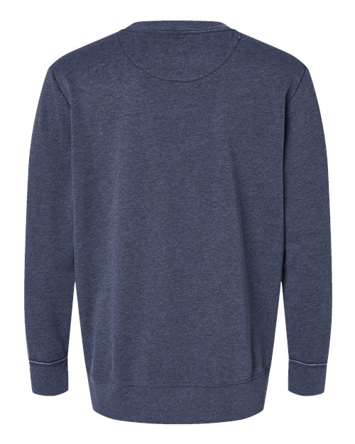 Unisex Vintage Wash Fleece Crewneck Sweatshirt - Washed Navy