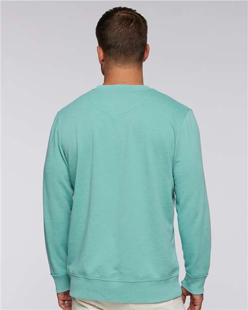 Unisex Vintage Wash Fleece Crewneck Sweatshirt - Washed Saltwater