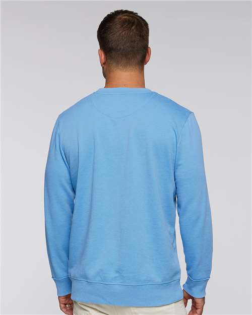 Unisex Vintage Wash Fleece Crewneck Sweatshirt - Washed Tradewind