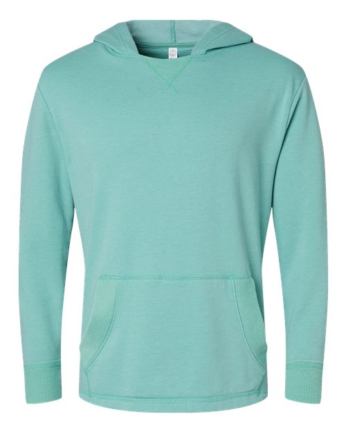 Unisex Vintage Wash Fleece Hoodie Sweatshirt - Washed Saltwater
