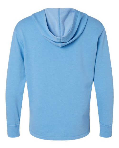 Unisex Vintage Wash Fleece Hoodie Sweatshirt - Washed Tradewind