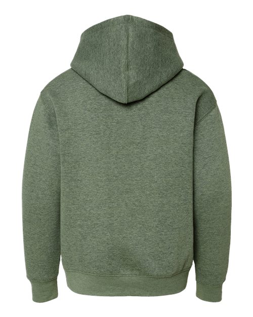 Youth Fleece Hoodie Sweatshirt - Bamboo Blackout