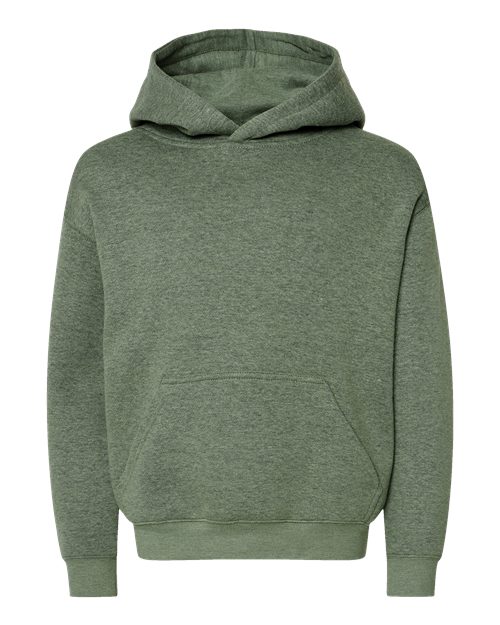Youth Fleece Hoodie Sweatshirt - Bamboo Blackout